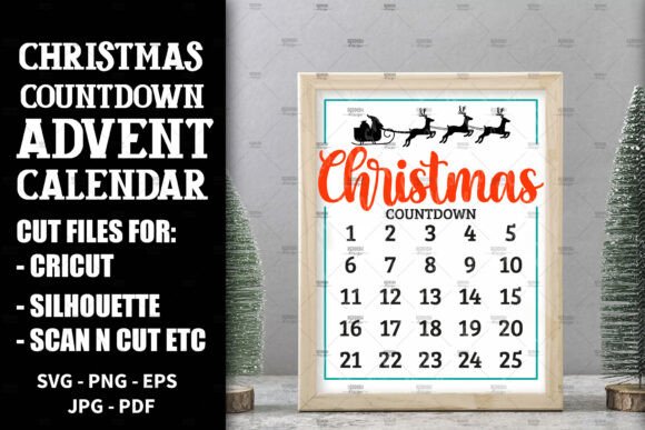 Download Christmas Countdown, Advent Calendar SVG - Christmas Collection