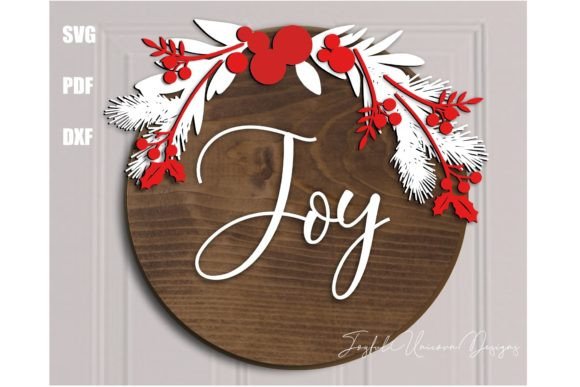 Download Joy Christmas Door Hanger SVG File - Christmas Collection