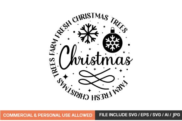 Download Farm Fresh Christmas Trees Svg Design - Christmas Collection