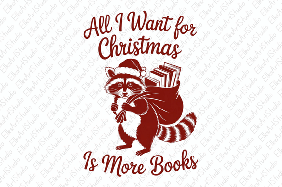 Download Funny Christmas Raccoon Sublimation Png - Christmas Collection