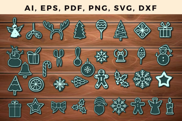 Download 3D Christmas Ornament Bundle - Christmas Collection