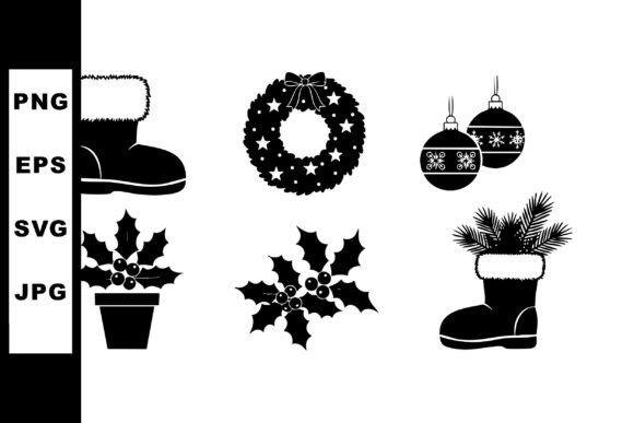 Download Christmas Holiday Decorations Vector Set - Holiday decorations Collection