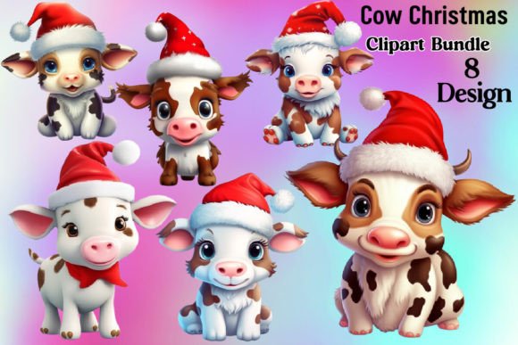 Download Cow Christmas - Christmas Collection