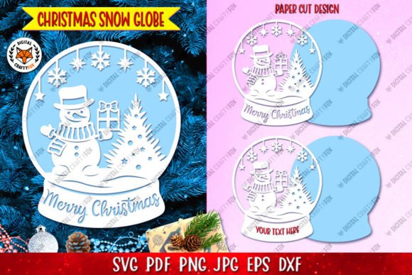 Download Christmas Snowman Snow Globe SVG - Christmas Collection