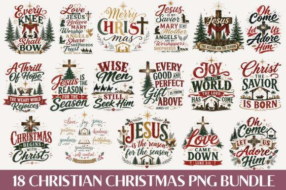 Download Christian Christmas PNG Bundle - Christmas Collection