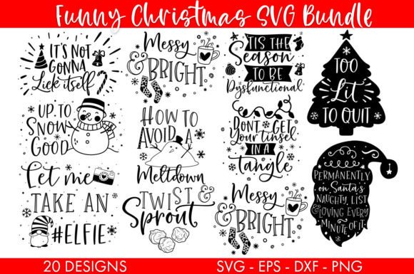 Download Funny Christmas SVG Bundle - Christmas Collection