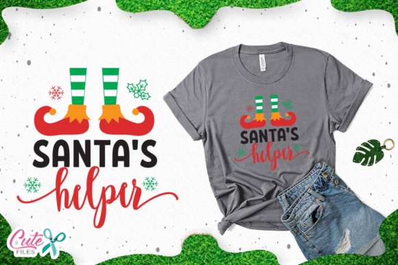 Download Santa`s Helper, Christmas Cut Files for Crafters - Christmas Collection