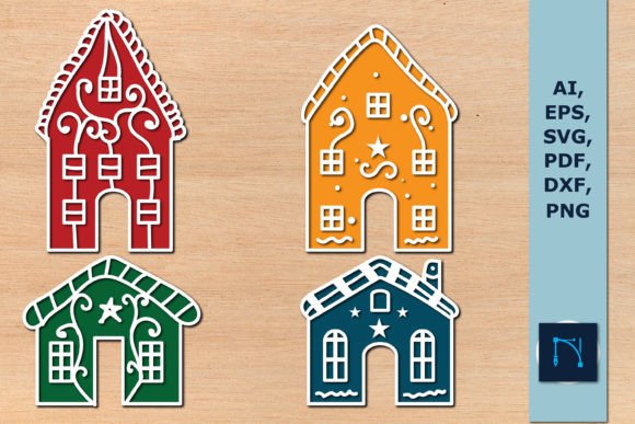 Download Christmas Gingerbread House SVG Bundle - Gingerbread house Collection