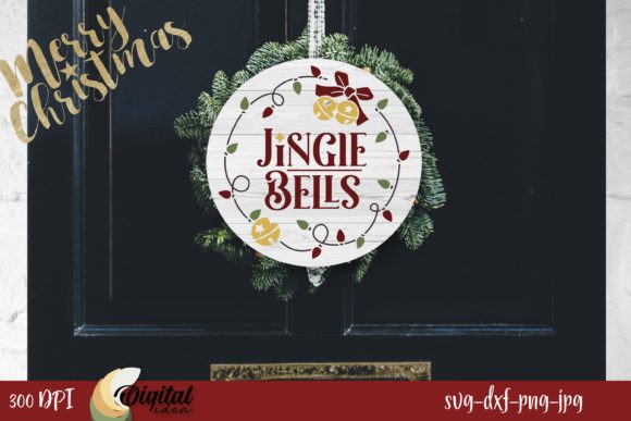 Download Jilgle Bells | Christmas Round Sign SVG - Christmas Collection