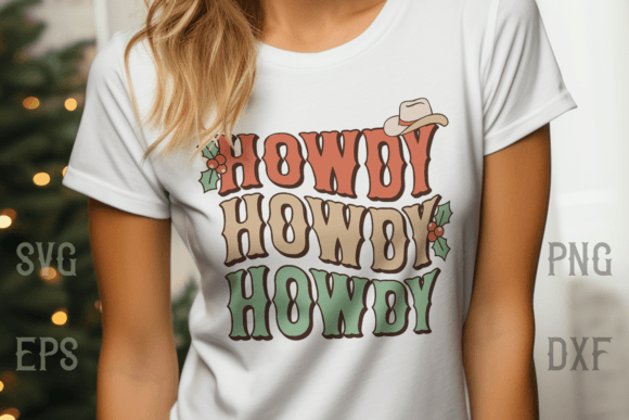 Download Howdy Retro Western Christmas SVG - Christmas Collection