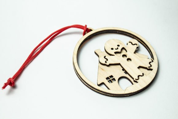 Download Layered Christmas Bauble - Gingerbread House and Gingerbread Man - Gingerbread house Collection