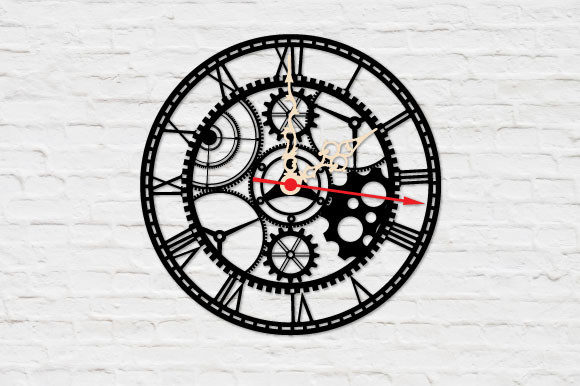 Download Decorative Wall Clock Laser Cut - Decorative wall Collection