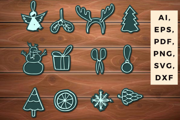 Download 3d Christmas Ornament Cut Files Bundle 3 - Christmas Collection
