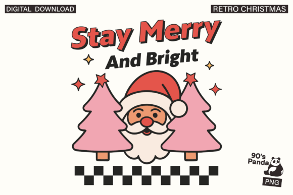 Download Retro Christmas Western Design PNG - Christmas Collection