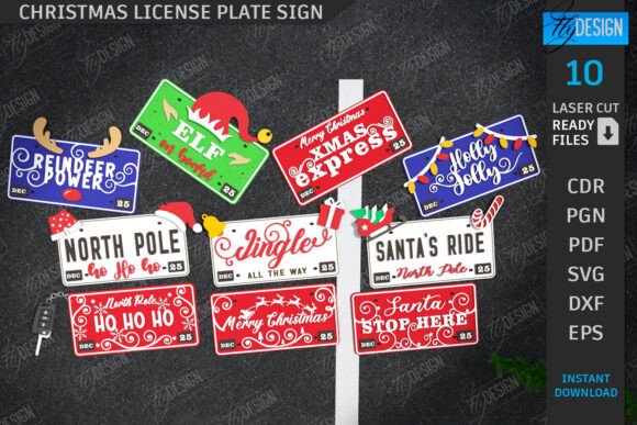 Download Christmas Plate Laser Cut Bundle | Xmas - Christmas Collection