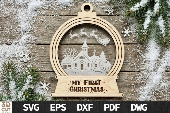 Download My First Christmas Snow Globe - Christmas Collection