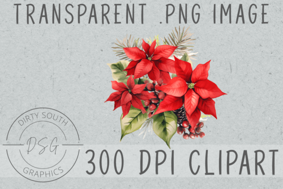 Download Christmas Poinsettia Arrangement - Christmas Collection