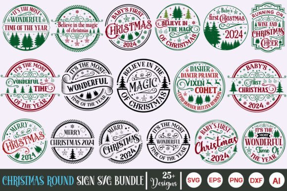 Download Farmhouse Christmas Sign SVG Bundle - Christmas Collection