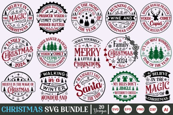 Download Farmhouse Christmas Sign SVG Bundle - Christmas Collection