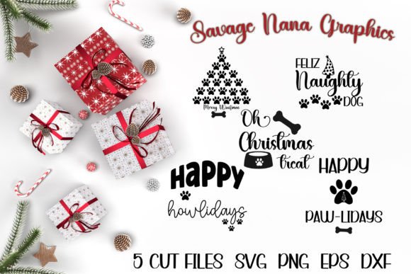 Download A Very Doggy Christmas Cut Files - Christmas Collection