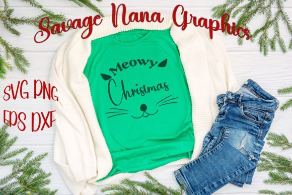 Download Meowy Christmas Cut Files - Christmas Collection